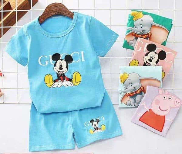Stock Clothes Kid Short Sleeved Suit - Image 2