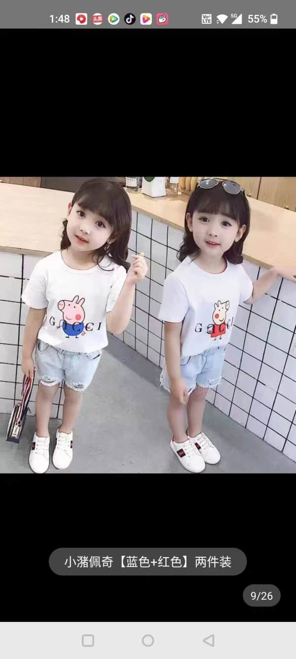 Stock Clothes Kid Cotton Tshirt - Image 5