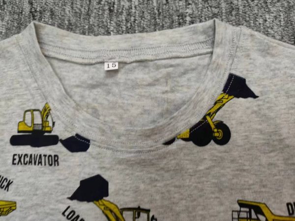 Stock Clothes Kid Cotton Cotton Tshirt - Image 4