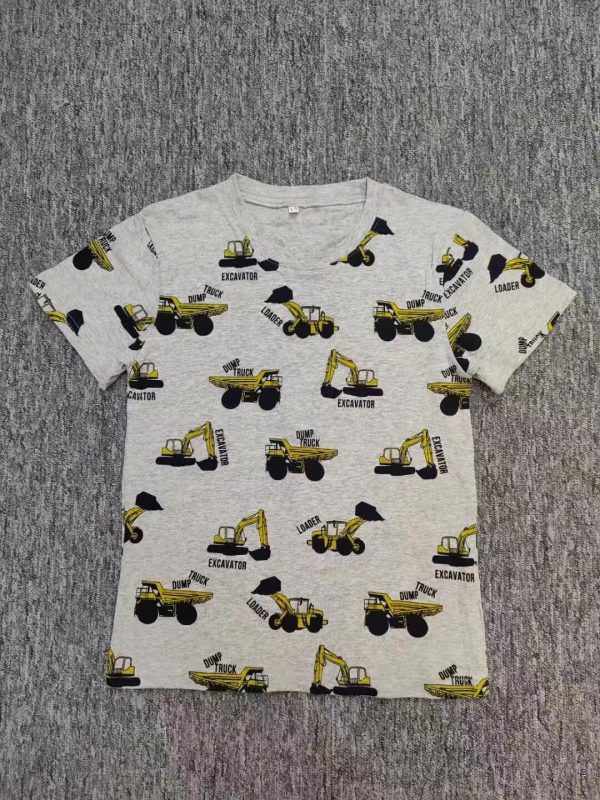Stock Clothes Kid Cotton Cotton Tshirt - Image 5
