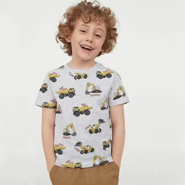 Stock Goods Clothes Kid Cotton Cotton Tshirt