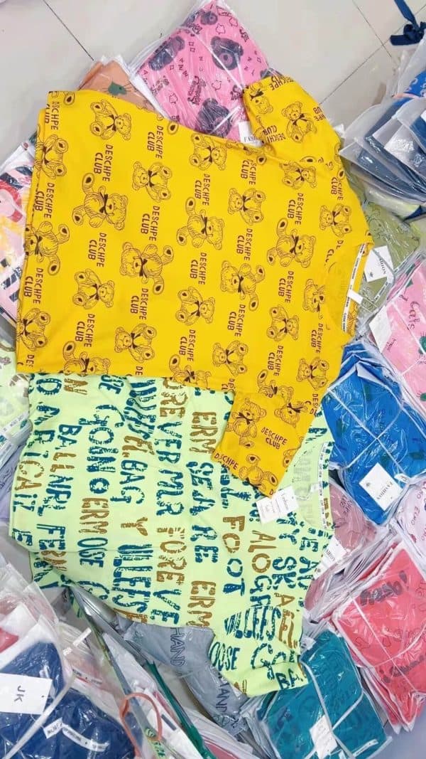 Stock Clothes Women Cotton Tshirt - Image 6