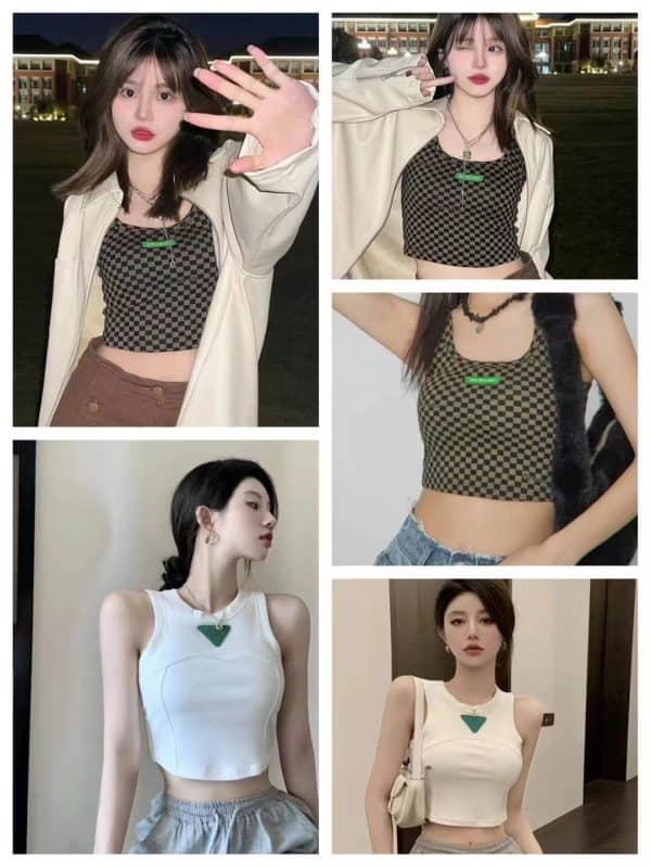 Stock Clothes Women Sxey Bra Vest Tshirt - Image 2