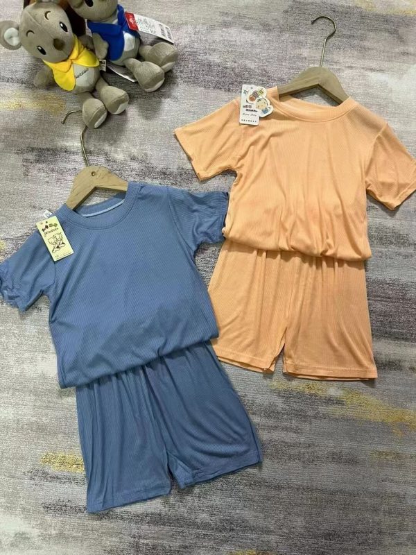 Stock Clothes Kid Cotton T-shirt Suit - Image 6