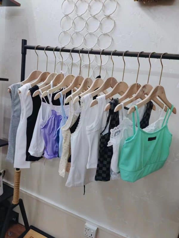 Stock Clothes Women Sxey Bra Vest Tshirt - Image 8