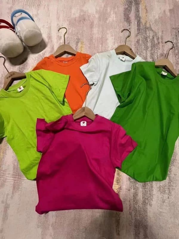 Stock  Clothes Kid Cotton Tshirt - Image 7