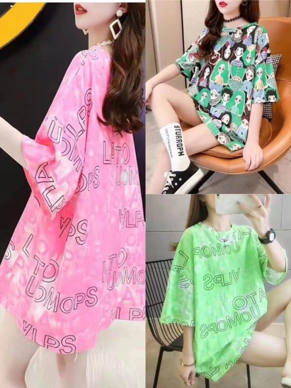 Stock Goods Clothes Plus Size Women's T-shirts