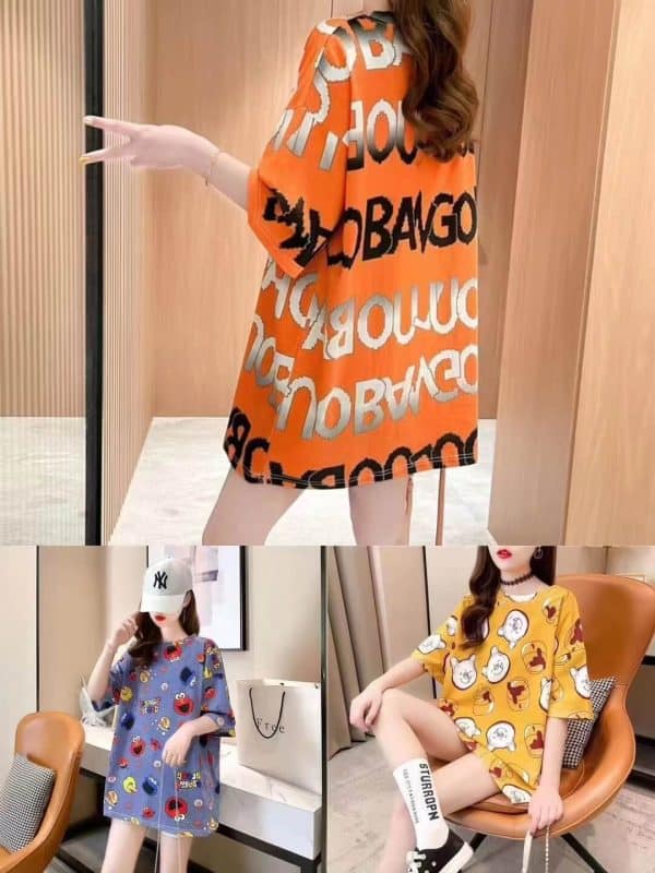 Stock Goods Clothes Plus Size Women's T-shirts